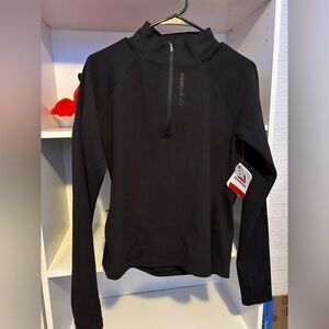 Reebok Black Slim Fit Hoodie